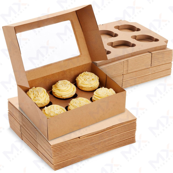 Kraft Cupcake Boxes